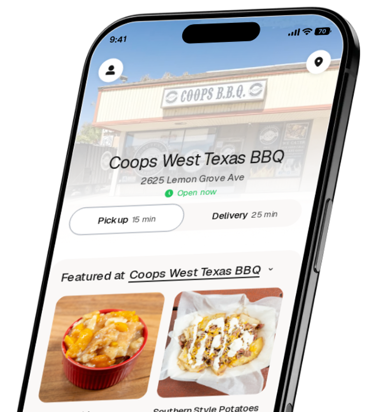 Coops West Texas BBQ app preview