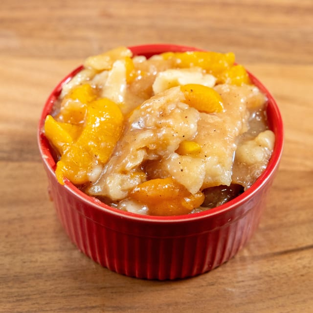 Peach Cobbler.